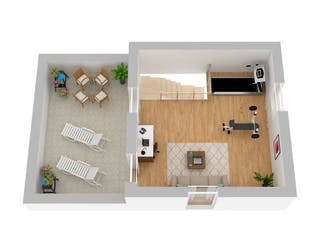 Massivhaus Doppelhaushälfte Meißen von FIBAV Massivhaus, Cubushaus Grundriss 3