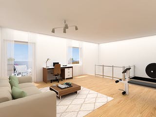 Massivhaus Doppelhaushälfte Meißen von FIBAV Massivhaus, Cubushaus Innenansicht 5