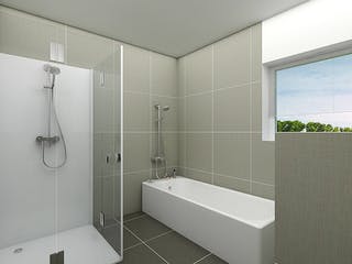 Massivhaus Doppelhaushälfte Meißen von FIBAV Massivhaus, Cubushaus Innenansicht 6