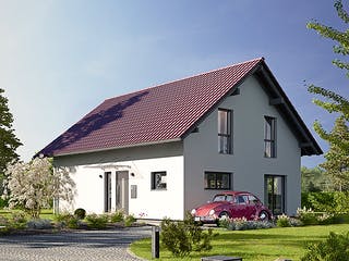 Fertighaus JUNO 401 S100 von FingerHaus Schlüsselfertig ab 356714€, Satteldach-Klassiker Außenansicht 1