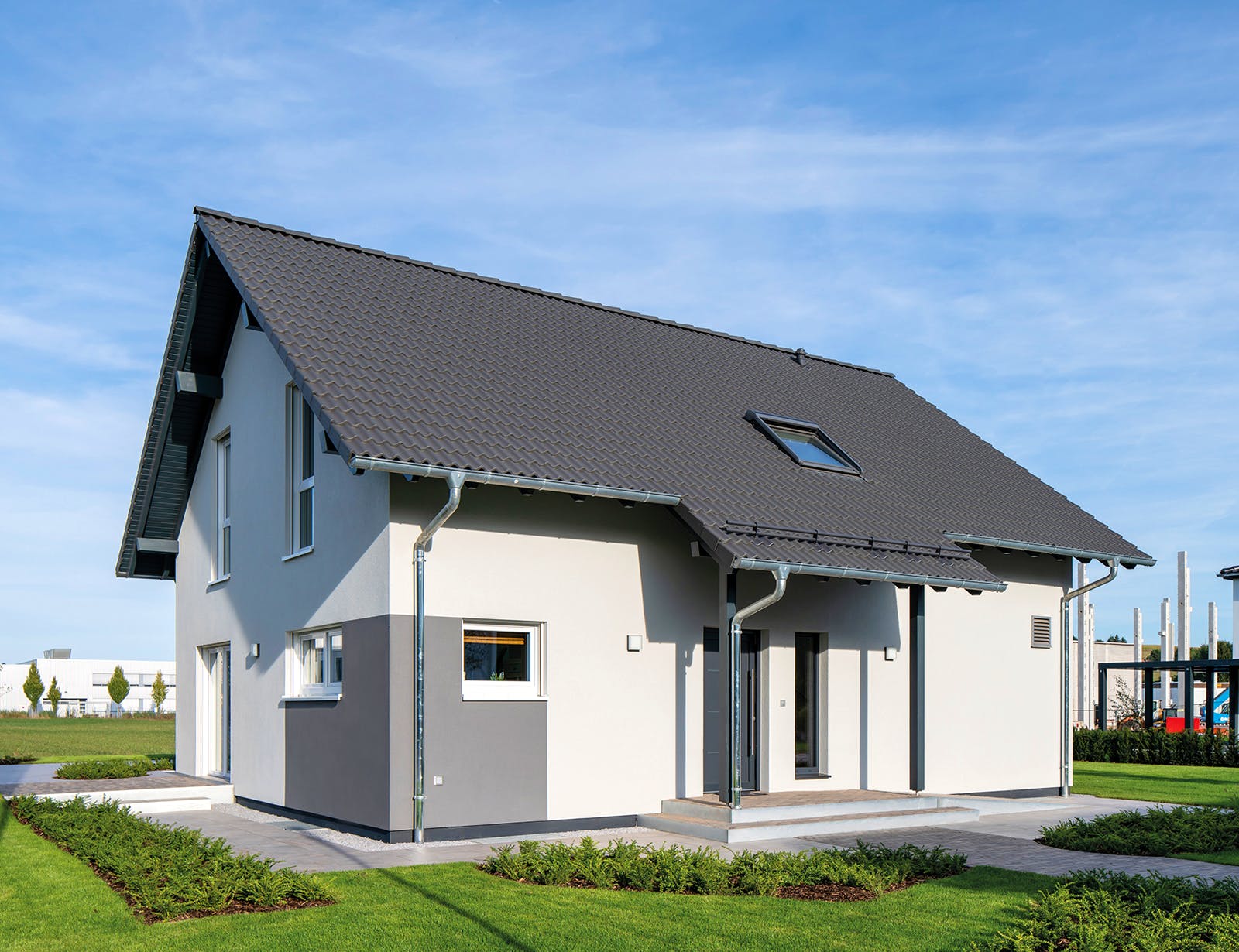 Fertighaus MH Frankenberg - JUNO 402 von FingerHaus Schlüsselfertig ab 397252€, Satteldach-Klassiker Außenansicht 1