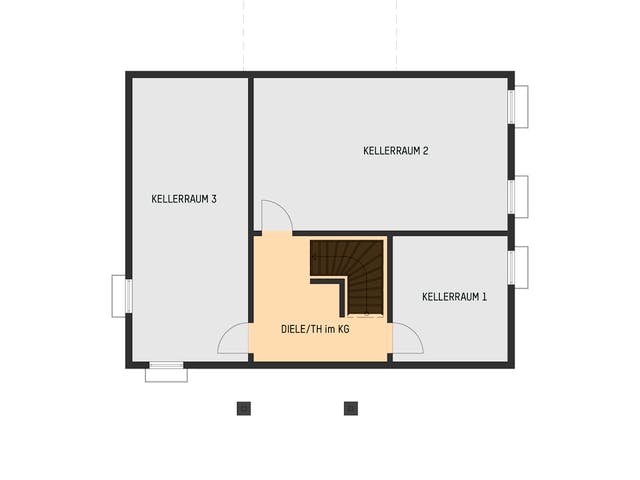 Fertighaus MH Frankenberg - JUNO 402 von FingerHaus Schlüsselfertig ab 397252€, Satteldach-Klassiker Grundriss 3