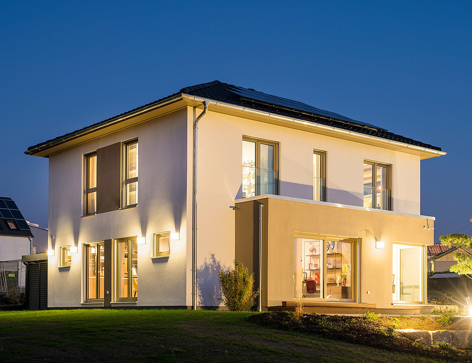 Fertighaus MH Kassel - MEDLEY 3.0  300 B W von FingerHaus Schlüsselfertig ab 440508€, Stadtvilla Außenansicht 2