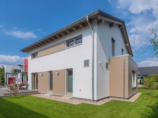 Fertighaus MH München-Poing - MEDLEY 3.0  300 B S215 von FingerHaus Schlüsselfertig ab 424449€, Außenansicht 1
