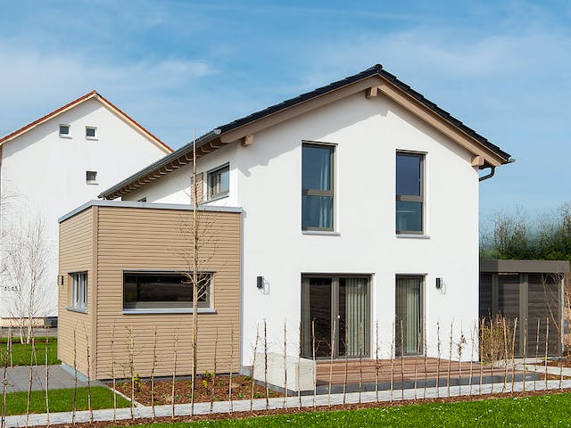 Fertighaus MH Babenhaus - TALO 110 von FingerHaus Schlüsselfertig ab 369793€, Satteldach-Klassiker Außenansicht 3