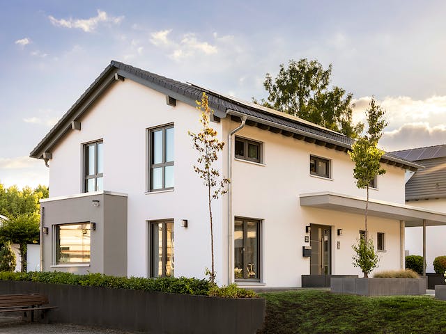 Fertighaus MH Bad Vilbel - SENTO 503 von FingerHaus Schlüsselfertig ab 434896€, Satteldach-Klassiker Außenansicht 1