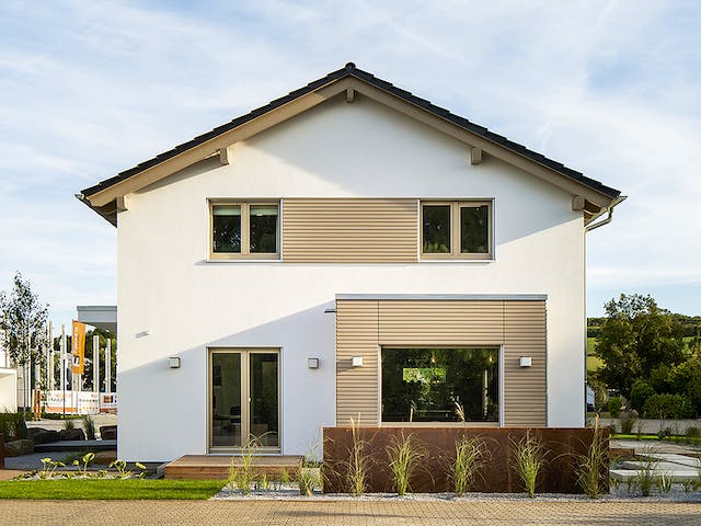 Fertighaus MH Frankenberg - SENTO 500B S215 von FingerHaus Schlüsselfertig ab 430871€, Satteldach-Klassiker Außenansicht 2