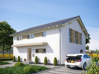 Fertighaus SENTO 504 K S130 von FingerHaus Schlüsselfertig ab 381722€, Satteldach-Klassiker Außenansicht 1