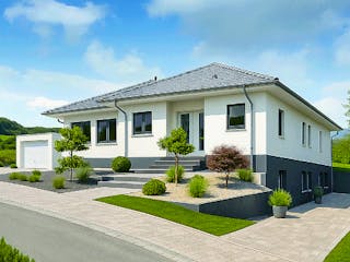 Fertighaus Levita von Fingerhut Haus Schlüsselfertig ab 419247€, Bungalow Außenansicht 1