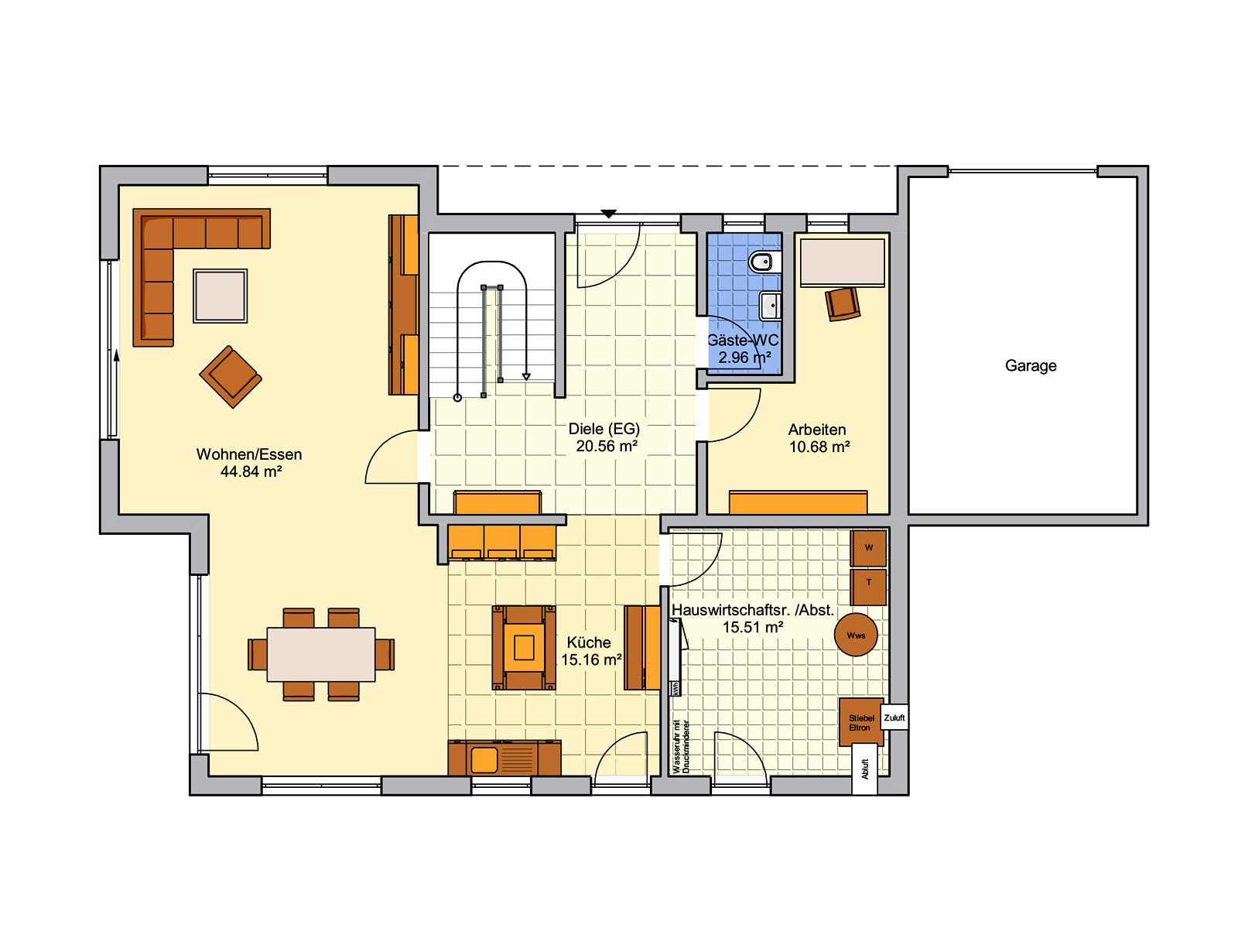 Fertighaus Freiburg von Fingerhut Haus Schlüsselfertig ab 597971€, Cubushaus Grundriss 1