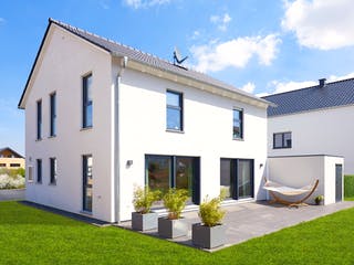 Fertighaus Juna von Fingerhut Haus Schlüsselfertig ab 430913€, Satteldach-Klassiker Außenansicht 4