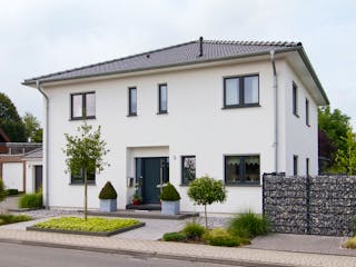 Fertighaus Klara von Fingerhut Haus Schlüsselfertig ab 530067€, Stadtvilla Außenansicht 1