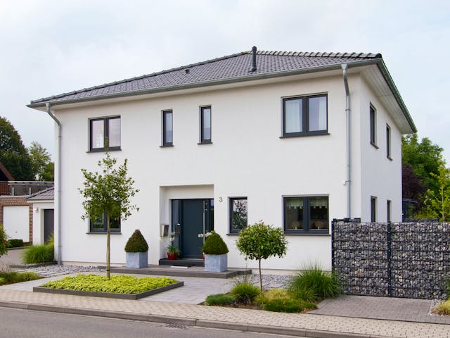 Fertighaus Klara von Fingerhut Haus Schlüsselfertig ab 531210€, Stadtvilla Außenansicht 1