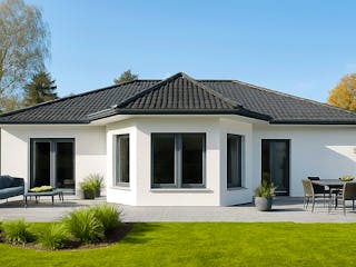 Fertighaus Libereco von Fingerhut Haus Schlüsselfertig ab 405065€, Bungalow Außenansicht 1
