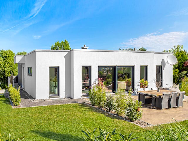 Fertighaus Malgara von Fingerhut Haus Schlüsselfertig ab 436477€, Cubushaus Außenansicht 1