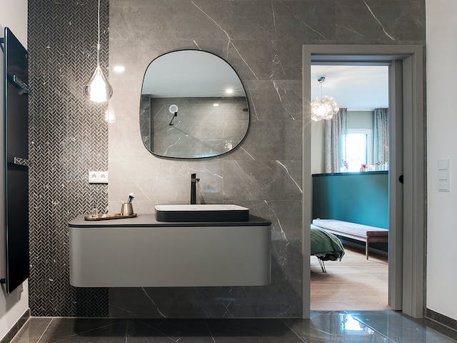Fertighaus Bad Vilbel - Musterhaus NEU von Fingerhut Haus Schlüsselfertig ab 593766€, Satteldach-Klassiker Innenansicht 13