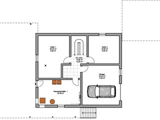 Fertighaus Novium von Fingerhut Haus Schlüsselfertig ab 710542€, Satteldach-Klassiker Grundriss 3