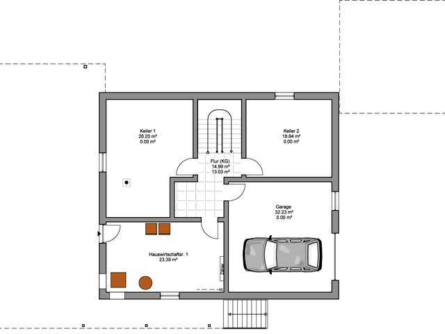 Fertighaus Novium von Fingerhut Haus Schlüsselfertig ab 710542€, Satteldach-Klassiker Grundriss 3