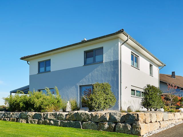 Fertighaus Tero von Fingerhut Haus Schlüsselfertig ab 464815€, Stadtvilla Außenansicht 3