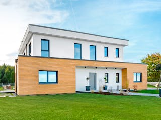 Fertighaus Vilago - MH Neunkhausen von Fingerhut Haus Schlüsselfertig ab 634664€, Cubushaus Außenansicht 2