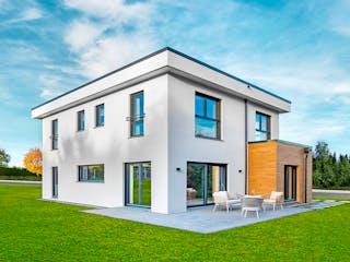 Fertighaus Vilago - MH Neunkhausen von Fingerhut Haus Schlüsselfertig ab 634664€, Cubushaus Außenansicht 4