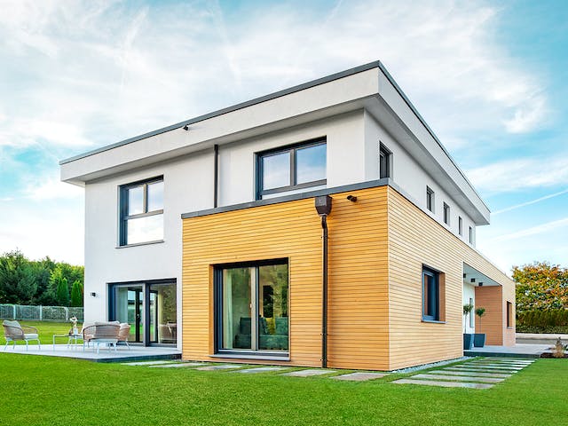 Fertighaus Vilago - MH Neunkhausen von Fingerhut Haus Schlüsselfertig ab 634664€, Cubushaus Außenansicht 7