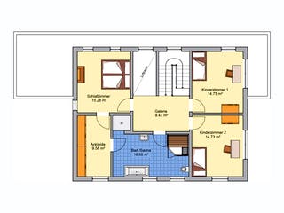 Fertighaus Vilago - MH Neunkhausen von Fingerhut Haus Schlüsselfertig ab 634664€, Cubushaus Grundriss 2