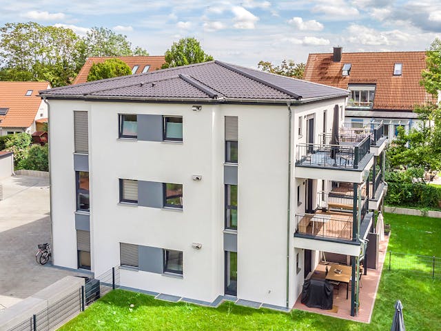 Fertighaus Sechsfamilienhaus 436 von FischerHaus Schlüsselfertig ab 1799041€, Stadtvilla Außenansicht 1