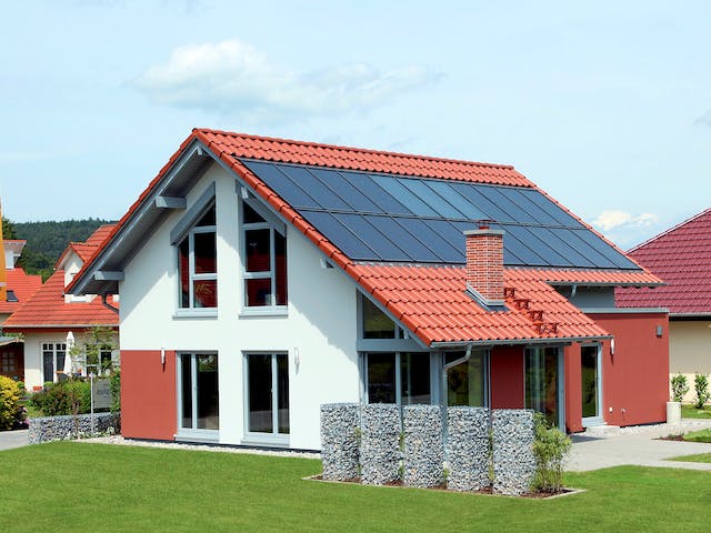 Fertighaus MH Marburg - frei geplant - FLAIRplus von FingerHaus Schlüsselfertig ab 411640€, Außenansicht 2