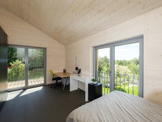 Fertighaus F150 - Kega von Fluck Holzbau Schlüsselfertig ab 400000€, Satteldach-Klassiker Innenansicht 4