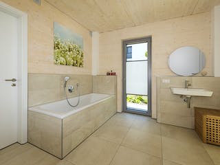 Fertighaus F150 - Kega von Fluck Holzbau Schlüsselfertig ab 400000€, Satteldach-Klassiker Innenansicht 5