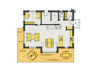 Fertighaus F160 - Faber von Fluck Holzbau Schlüsselfertig ab 480000€, Satteldach-Klassiker Grundriss 1