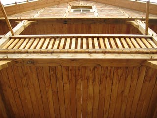 Fertighaus Klein Hansdorf von Fuhrberger Zimmerei Betriebsges. mbH, Fachwerk Außenansicht 10