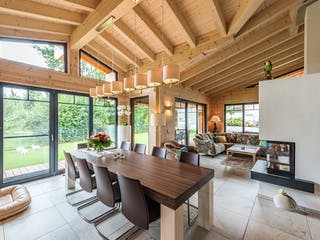 Blockhaus Am Oberrhein von Fullwood Wohnblockhaus Ausbauhaus ab 340000€, Bungalow Innenansicht 5