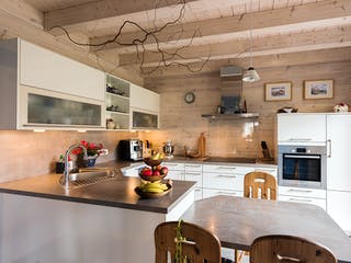 Blockhaus Felsblick von Fullwood Wohnblockhaus Ausbauhaus ab 430000€, Blockhaus Innenansicht 7