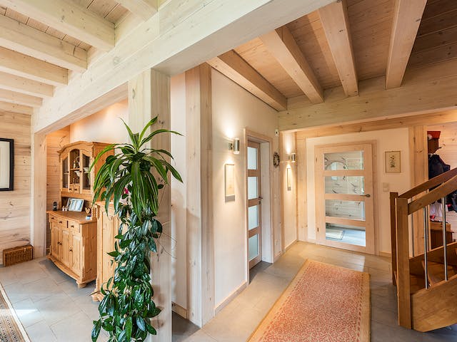 Blockhaus Felsblick von Fullwood Wohnblockhaus Ausbauhaus ab 280000€, Blockhaus Innenansicht 9