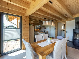 Blockhaus Köterbergblick von Fullwood Wohnblockhaus Bausatzhaus ab 250000€, Blockhaus Innenansicht 4