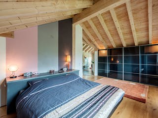 Blockhaus Münsterland von Fullwood Wohnblockhaus Ausbauhaus ab 400000€, Blockhaus Innenansicht 8