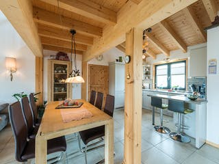 Blockhaus Neffelbach von Fullwood Wohnblockhaus Ausbauhaus ab 300000€, Pultdachhaus Innenansicht 6