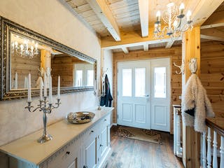 Blockhaus Provence von Fullwood Wohnblockhaus Ausbauhaus ab 660000€, Blockhaus Innenansicht 7