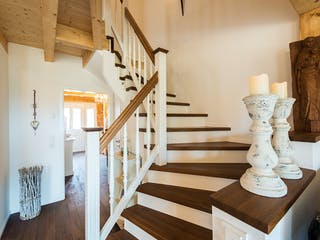 Blockhaus Provence von Fullwood Wohnblockhaus Ausbauhaus ab 660000€, Blockhaus Innenansicht 8