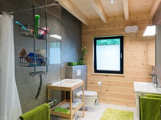 Blockhaus Seeblick von Fullwood Wohnblockhaus Ausbauhaus ab 390000€, Bungalow Innenansicht 10