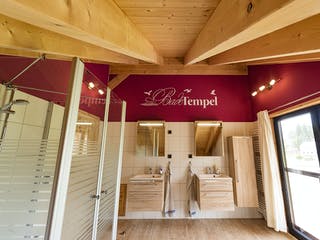 Blockhaus Wiesengrund von Fullwood Wohnblockhaus Bausatzhaus ab 320000€, Blockhaus Innenansicht 9