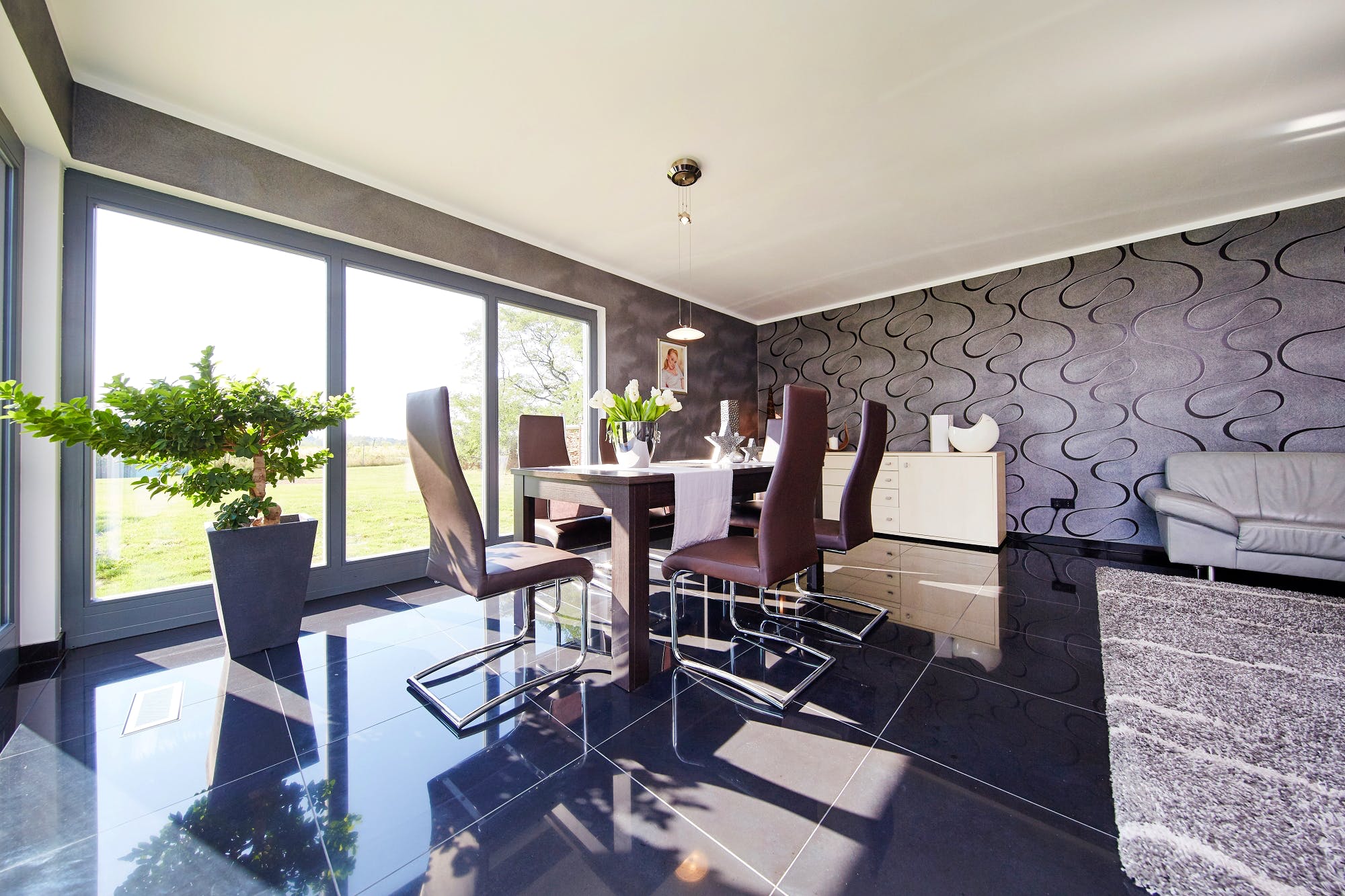 Fertighaus Göteborg von GUSSEK HAUS Schlüsselfertig ab 507600€, Satteldach-Klassiker Innenansicht 1
