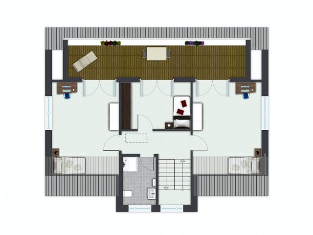 Fertighaus Hellerberge von GUSSEK HAUS Schlüsselfertig ab 592700€, Satteldach-Klassiker Grundriss 2