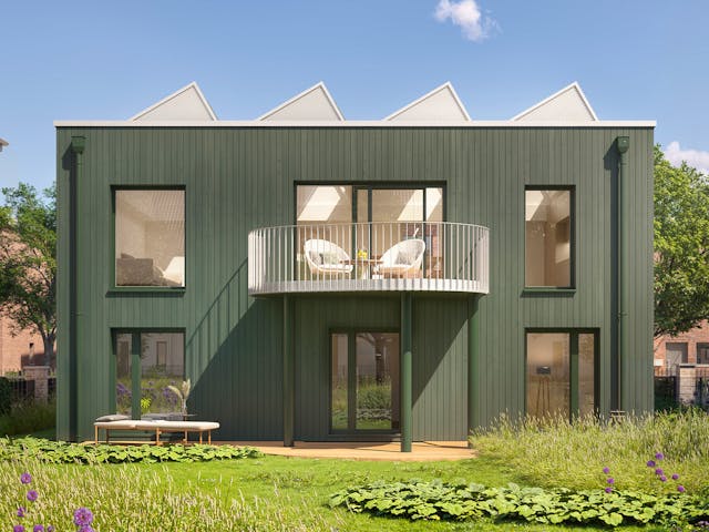 Fertighaus The Urban House von Haas Fertigbau, Cubushaus Außenansicht 1