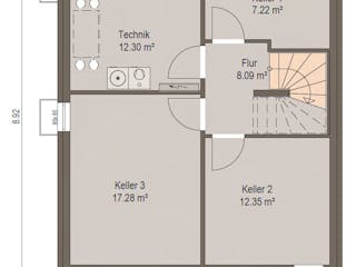 Fertighaus Haas D 110 A von Haas Fertigbau - Mehrfamilienhäuser Schlüsselfertig ab 346000€, Cubushaus Grundriss 3