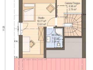 Fertighaus Haas D 128 B von Haas Fertigbau - Mehrfamilienhäuser Schlüsselfertig ab 402000€, Satteldach-Klassiker Grundriss 3