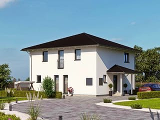 Fertighaus Haas O 163 B von Haas Fertigbau Ausbauhaus ab 267000€, Stadtvilla Außenansicht 2