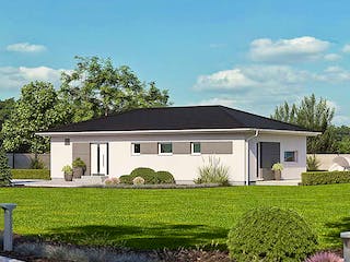 Fertighaus Haas BT 111 B von Haas Fertigbau Ausbauhaus ab 217000€, Bungalow Außenansicht 2